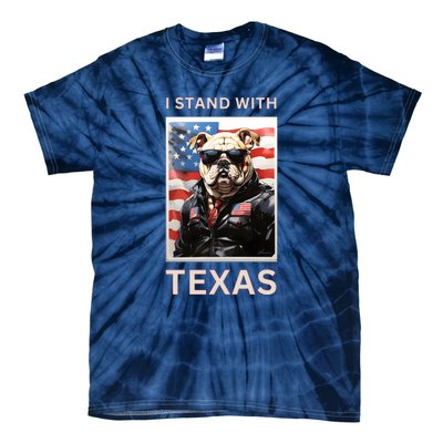 Border Crisis I Stand With Texas Tie-Dye T-Shirt