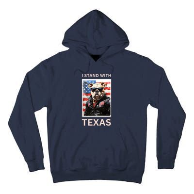 Border Crisis I Stand With Texas Tall Hoodie