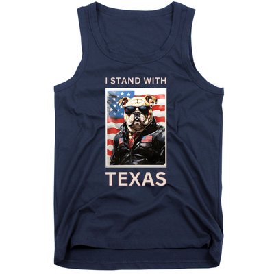 Border Crisis I Stand With Texas Tank Top