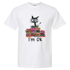 Black Cat I’m Ok Garment-Dyed Heavyweight T-Shirt