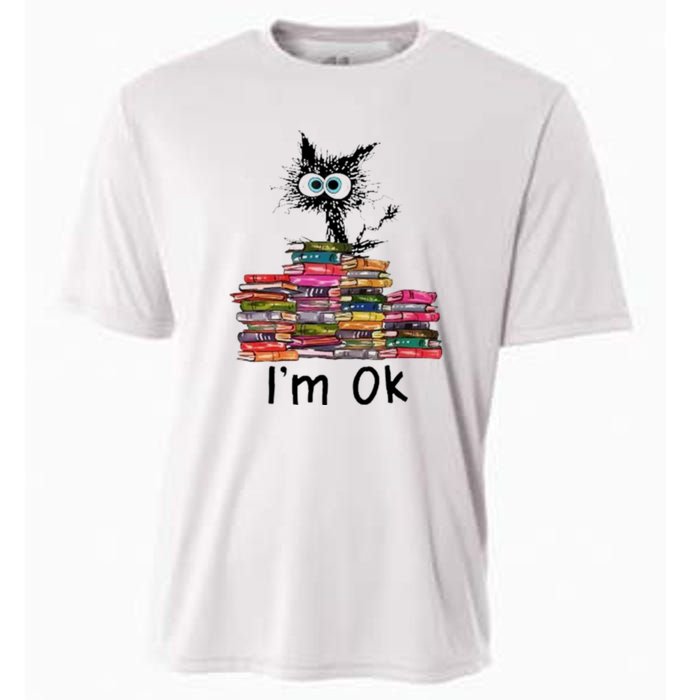 Black Cat I’m Ok Cooling Performance Crew T-Shirt