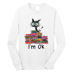 Black Cat I’m Ok Long Sleeve Shirt