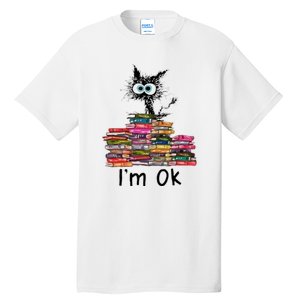 Black Cat I’m Ok Tall T-Shirt