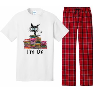 Black Cat I’m Ok Pajama Set