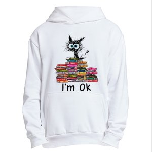 Black Cat I’m Ok Urban Pullover Hoodie