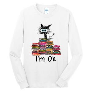 Black Cat I’m Ok Tall Long Sleeve T-Shirt