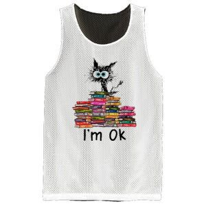 Black Cat I’m Ok Mesh Reversible Basketball Jersey Tank