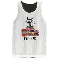 Black Cat I’m Ok Mesh Reversible Basketball Jersey Tank