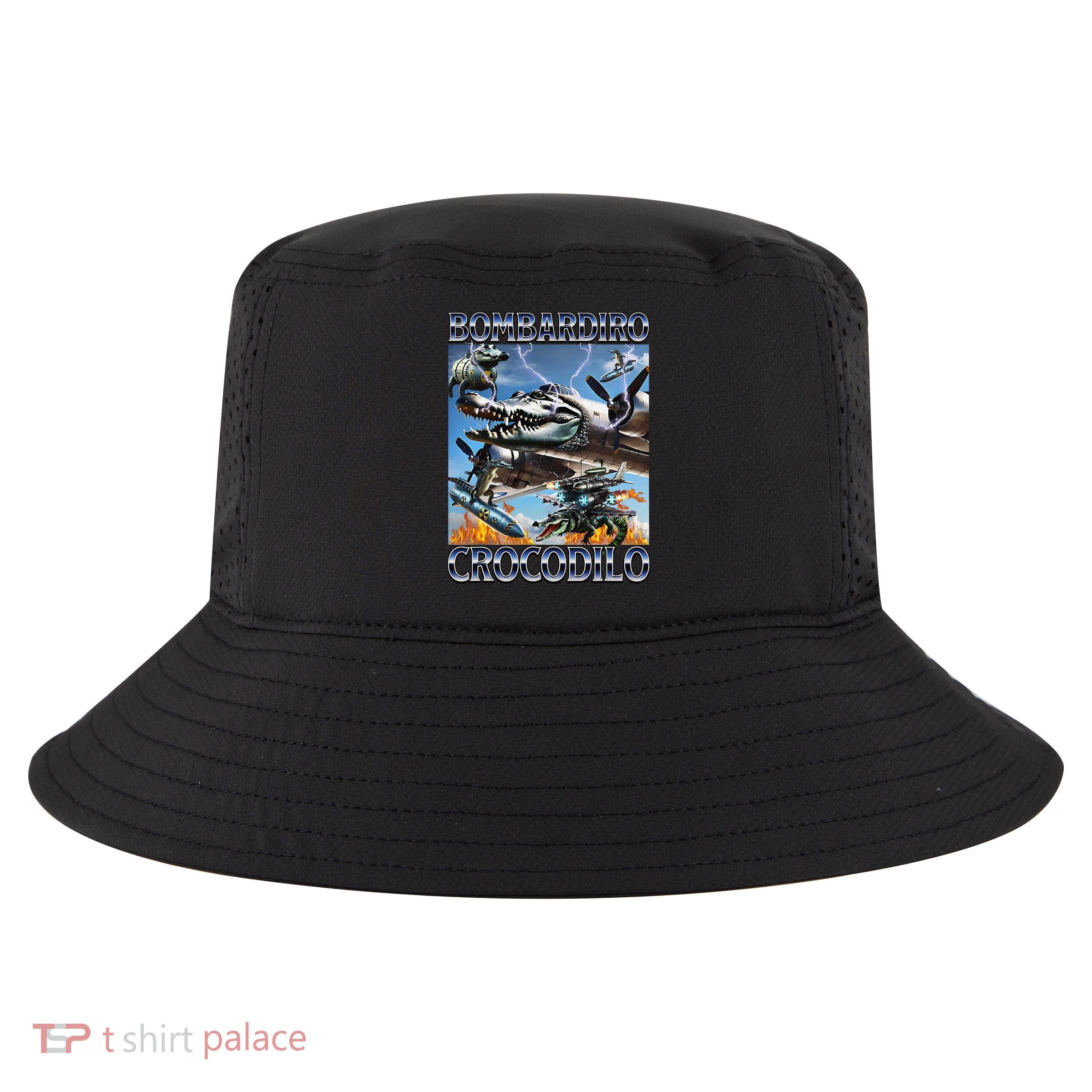 Bombardiro Crocodilo - Italian Brainrot Meme Cool Comfort Performance Bucket Hat