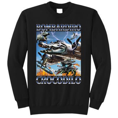 Bombardiro Crocodilo - Italian Brainrot Meme Sweatshirt