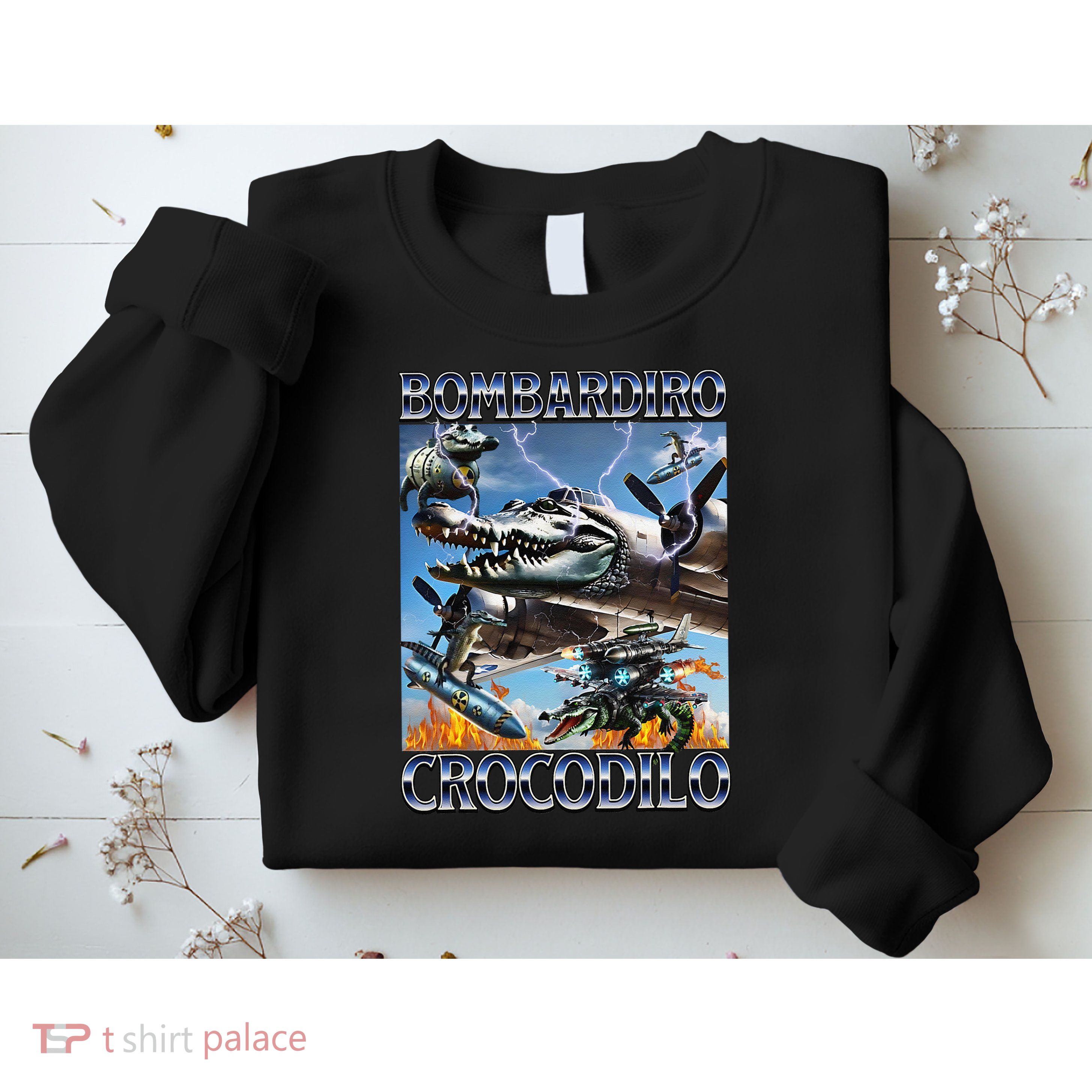 Bombardiro Crocodilo - Italian Brainrot Meme Sweatshirt