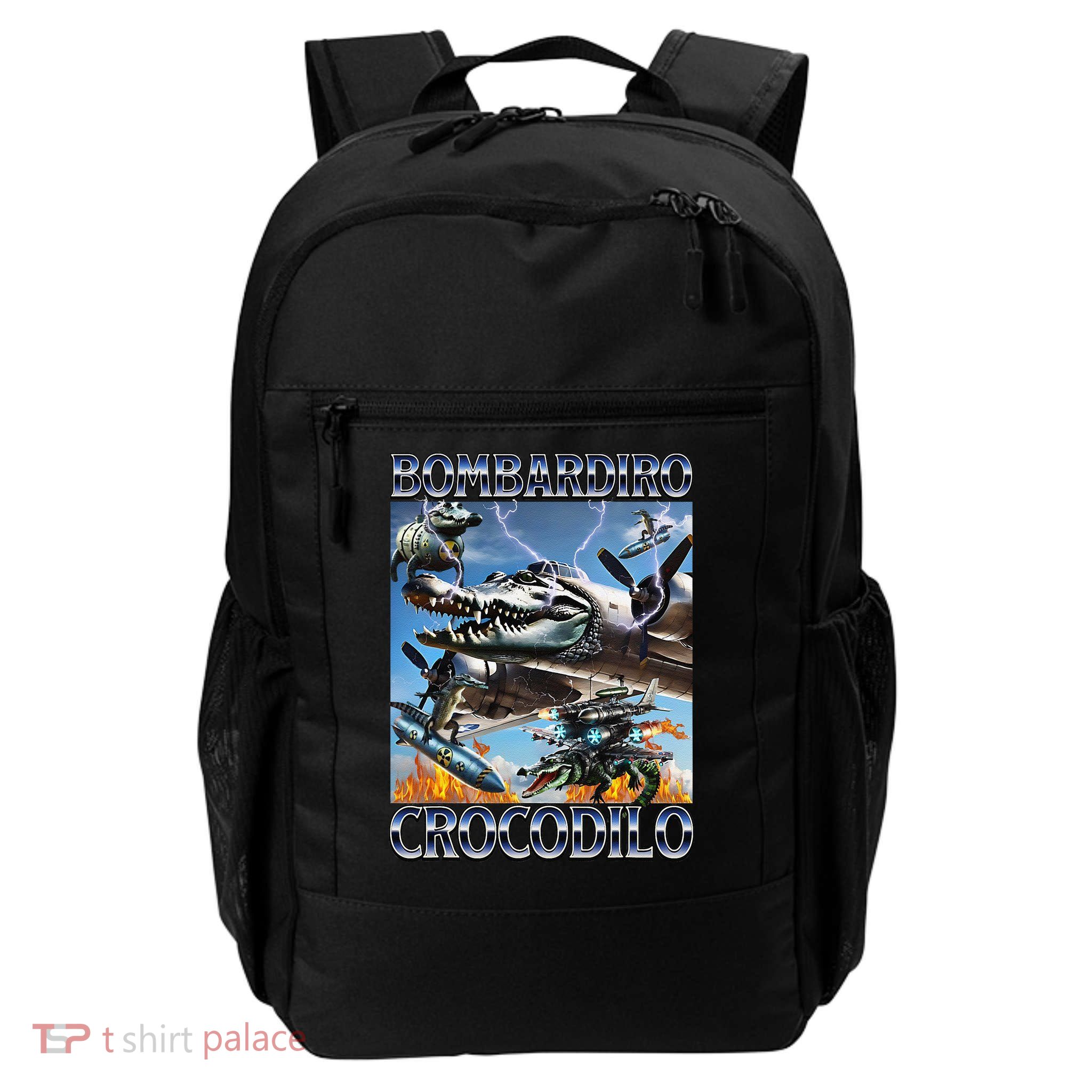 Bombardiro Crocodilo - Italian Brainrot Meme Backpack