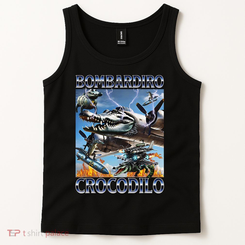 Bombardiro Crocodilo - Italian Brainrot Meme Tank Top