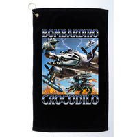 Bombardiro Crocodilo - Italian Brainrot Meme Golf Towel