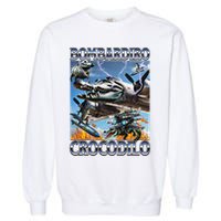 Bombardiro Crocodilo - Italian Brainrot Meme Garment-Dyed Sweatshirt