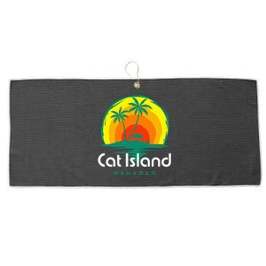 Bahamas Cat Island Large Microfiber Waffle Golf Towel