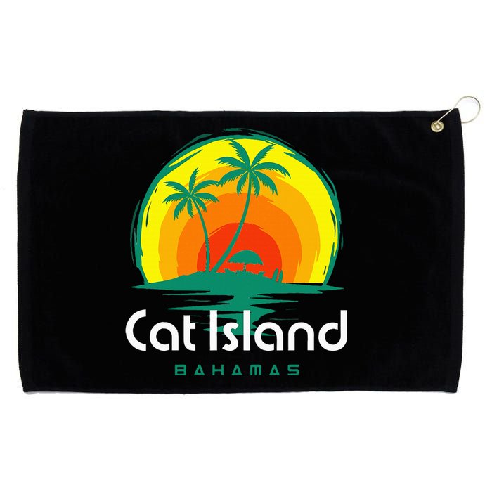 Bahamas Cat Island Grommeted Golf Towel