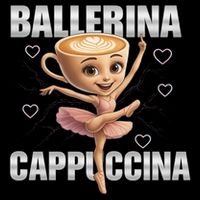 Ballerina Cappuccina - Italian Brainrot Meme 16 in Basic Backpack
