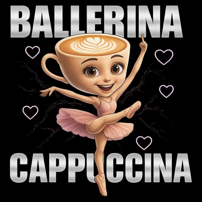 Ballerina Cappuccina - Italian Brainrot Meme 16 in Basic Backpack