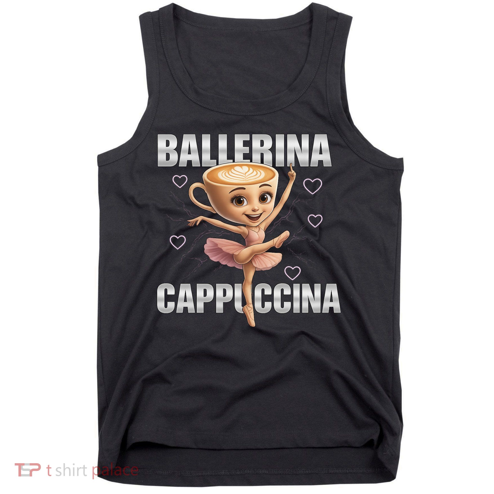 Ballerina Cappuccina - Italian Brainrot Meme Tank Top