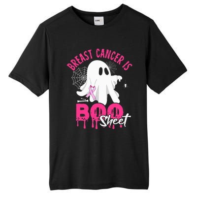 Breast Cancer Is Boo Sheet Halloween Breast Cancer Awareness Tall Fusion ChromaSoft Performance T-Shirt