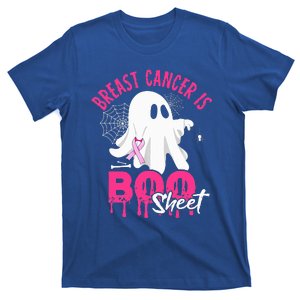 Breast Cancer Is Boo Sheet Halloween Breast Cancer Awareness T-Shirt