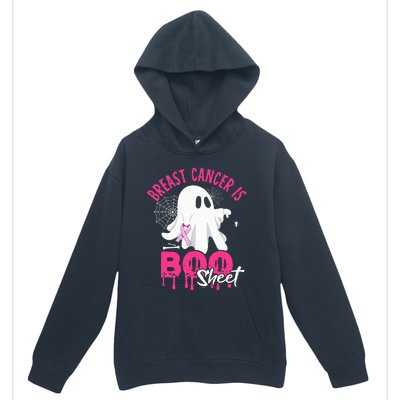 Breast Cancer Is Boo Sheet Halloween Breast Cancer Awareness Urban Pullover Hoodie