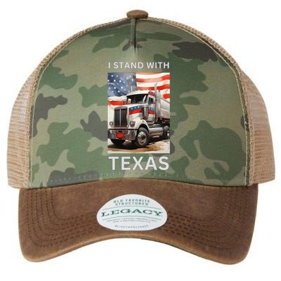 Border Crisis I Stand With Texas Legacy Tie Dye Trucker Hat