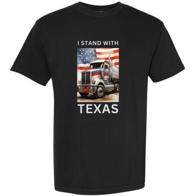 Border Crisis I Stand With Texas Garment-Dyed Heavyweight T-Shirt