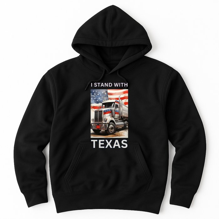 Border Crisis I Stand With Texas Hoodie