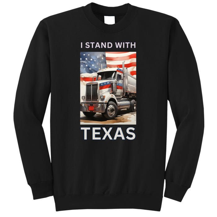 Border Crisis I Stand With Texas Sweatshirt