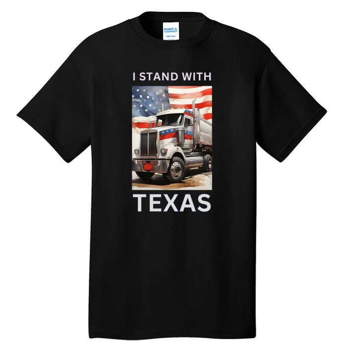 Border Crisis I Stand With Texas Tall T-Shirt