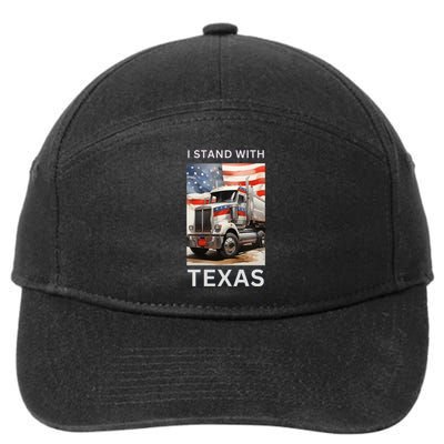 Border Crisis I Stand With Texas 7-Panel Snapback Hat