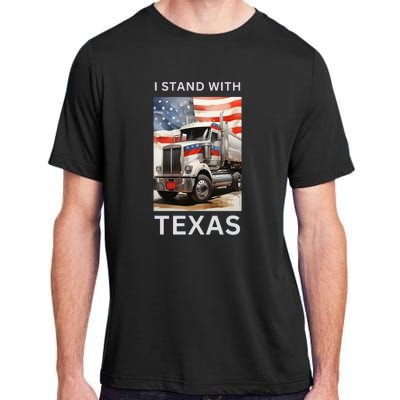 Border Crisis I Stand With Texas Adult ChromaSoft Performance T-Shirt