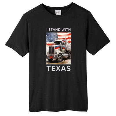 Border Crisis I Stand With Texas Tall Fusion ChromaSoft Performance T-Shirt