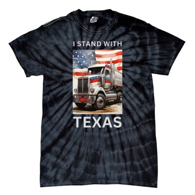 Border Crisis I Stand With Texas Tie-Dye T-Shirt