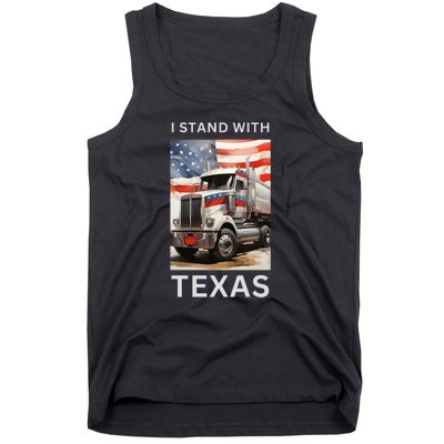 Border Crisis I Stand With Texas Tank Top