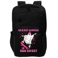 Breast Cancer is Boo Sheet Halloween Breast Cancer Awareness Impact Tech Backpack