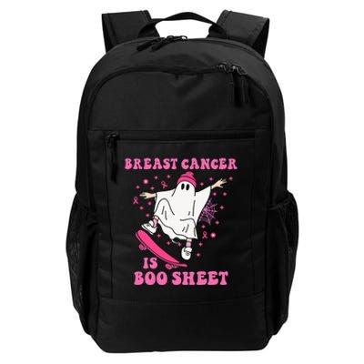 Breast Cancer is Boo Sheet Halloween Breast Cancer Awareness Daily Commute Backpack