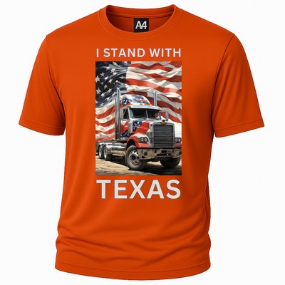 Border Crisis I Stand With Texas Cooling Performance Crew T-Shirt