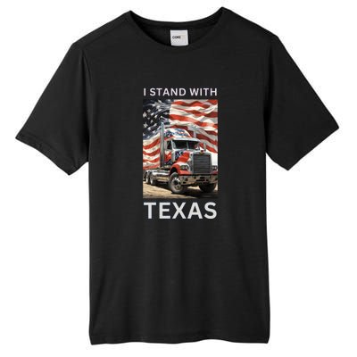 Border Crisis I Stand With Texas Tall Fusion ChromaSoft Performance T-Shirt