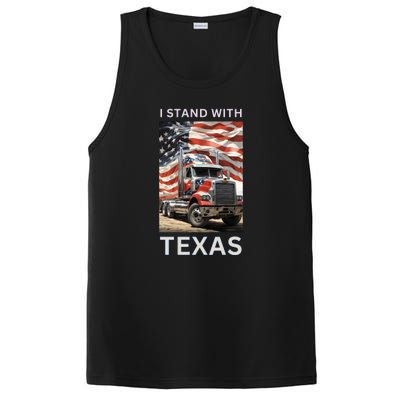 Border Crisis I Stand With Texas PosiCharge Competitor Tank