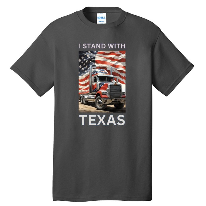 Border Crisis I Stand With Texas Tall T-Shirt