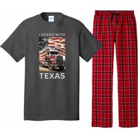 Border Crisis I Stand With Texas Pajama Set