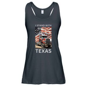 Border Crisis I Stand With Texas Ladies Essential Flowy Tank