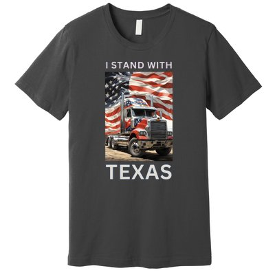 Border Crisis I Stand With Texas Premium T-Shirt