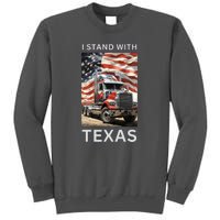 Border Crisis I Stand With Texas Tall Sweatshirt