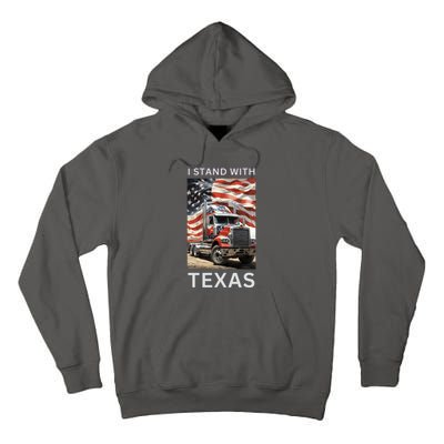 Border Crisis I Stand With Texas Tall Hoodie