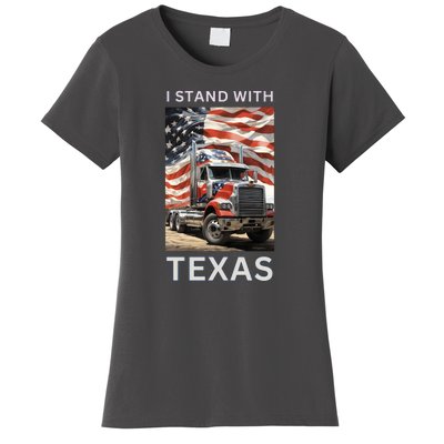 Border Crisis I Stand With Texas Women's T-Shirt