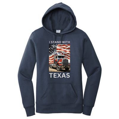 Border Crisis I Stand With Texas Women's Pullover Hoodie